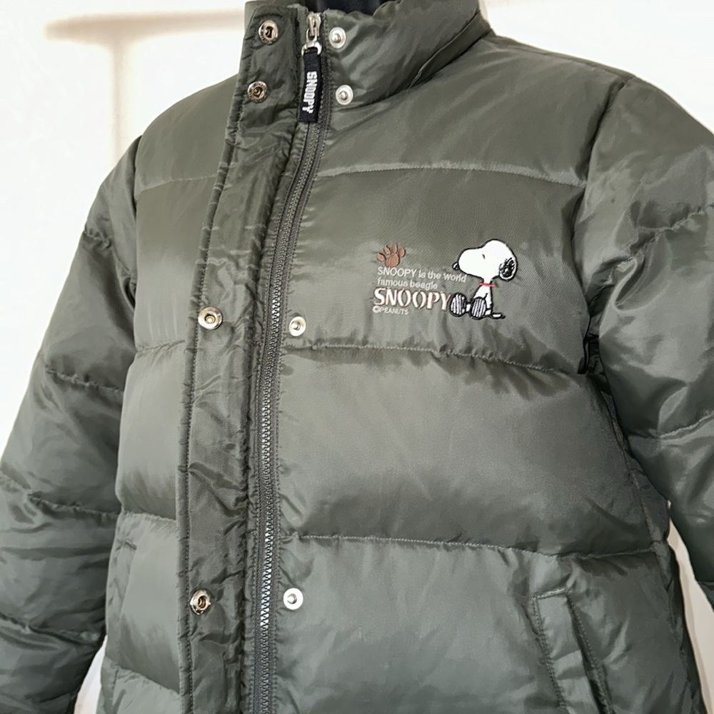 UFS Inc. Peanuts Snoopy *RARE* Women’s Embroidered Down Puffer Coat - Picture 13 of 16